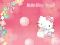 pic for Hello Kitty Angel Flowers